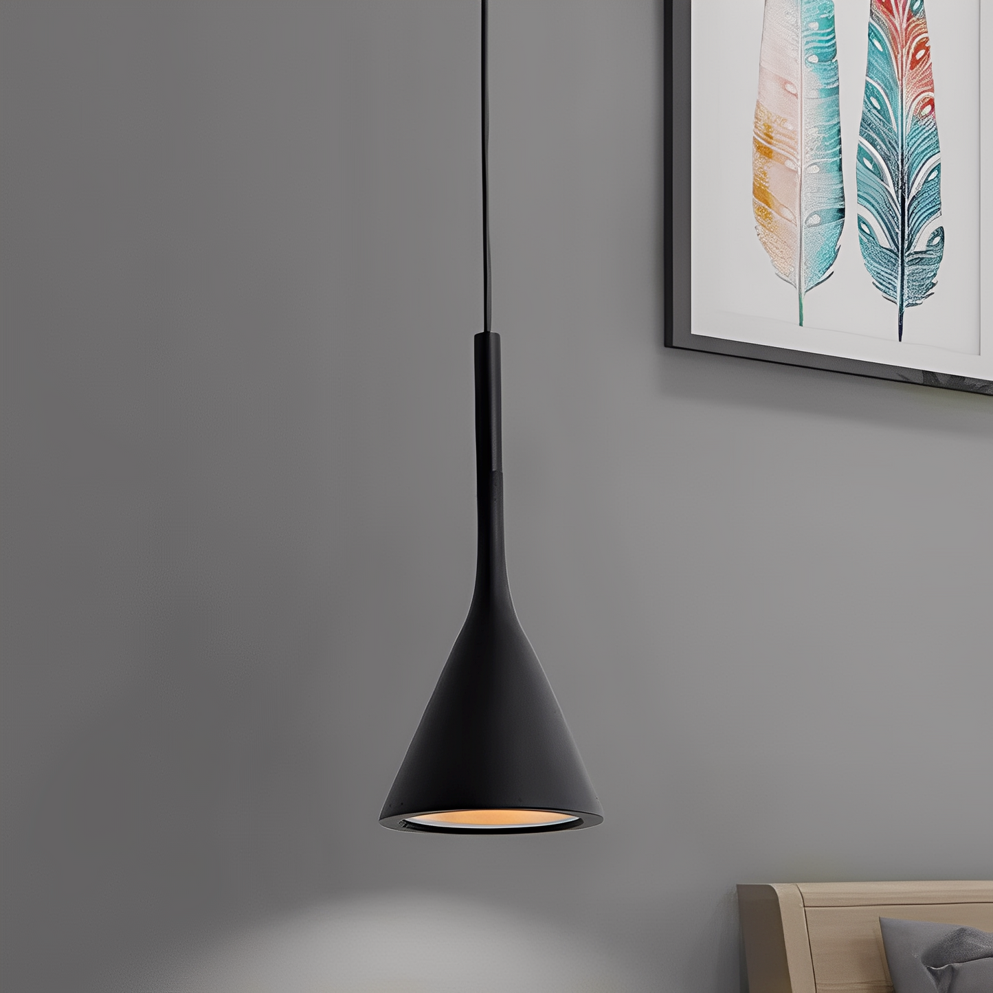 Soren – Minimalistische Horn-Kronleuchter