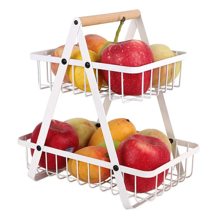 Moderner Obstkorbhalter aus Metall