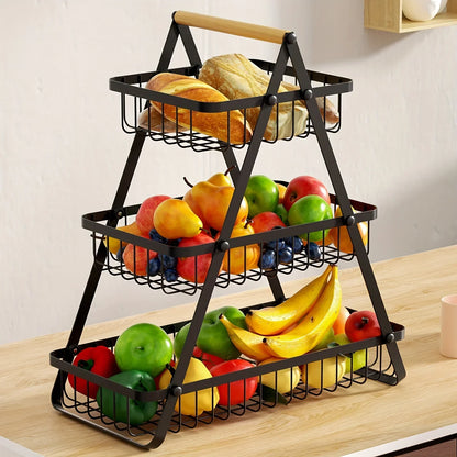 Moderner Obstkorbhalter aus Metall