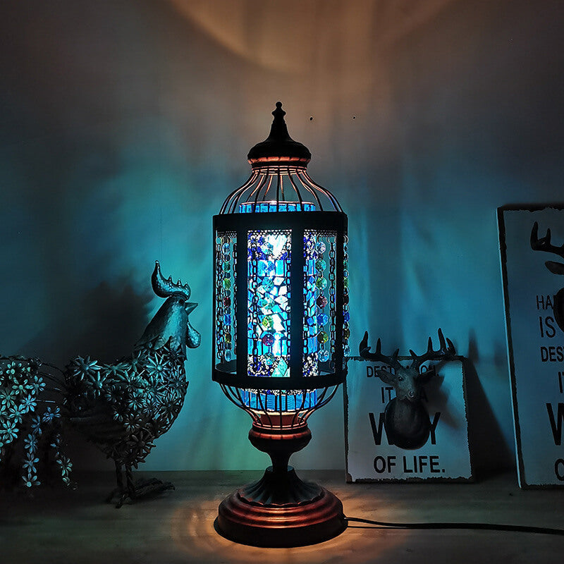 Meryem – Vintage Türkische Mosaik-Tischlampe