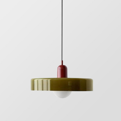 Bunte LED-Glas-Pendelleuchte