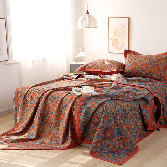 BlossomHug – Weiche Decke mit floralen Mustern zum Einkuscheln