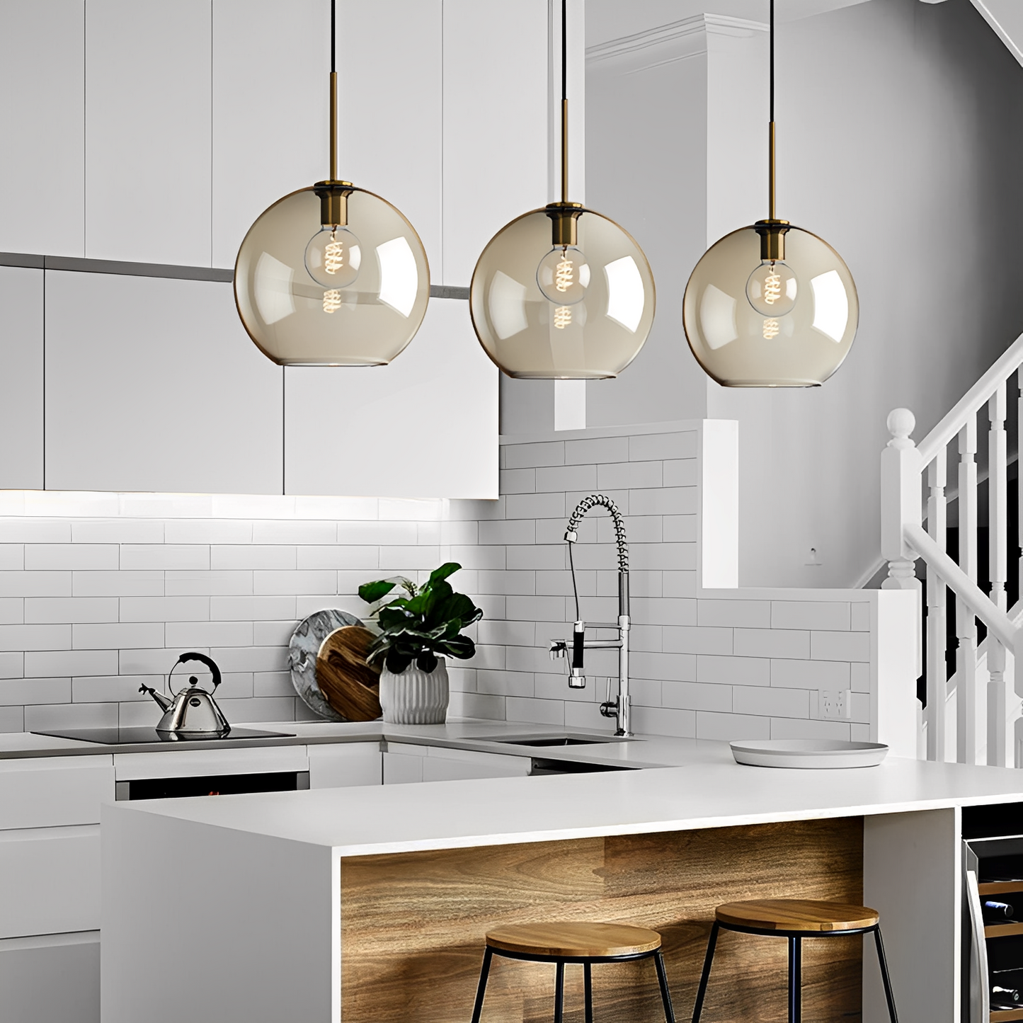 Felix – Lichtluxus Glas Pendelleuchte