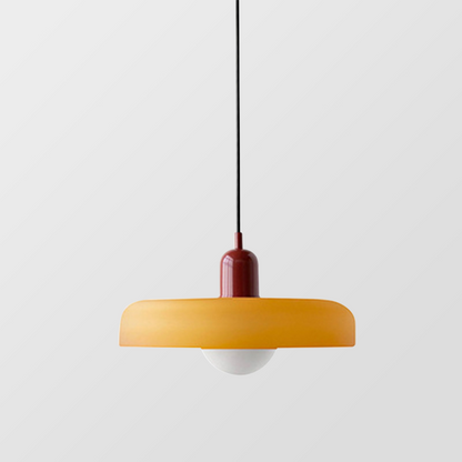 Bunte LED-Glas-Pendelleuchte