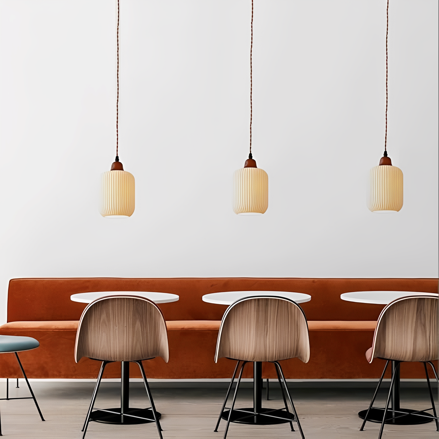 Kabo – Vintage Japanische Kürbis Pendelleuchte