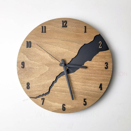 OakTick – Naturholz-Wanduhr mit edlem Vintage-Flair