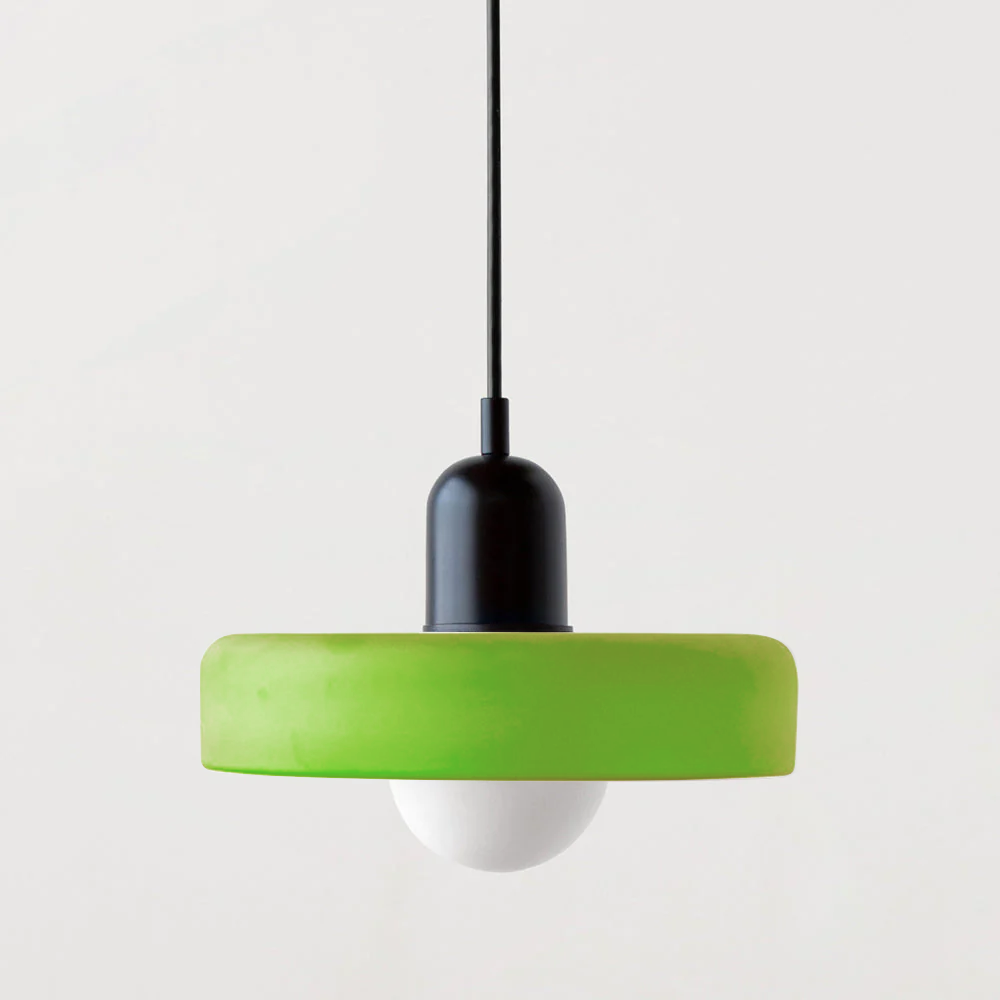Bunte LED-Glas-Pendelleuchte