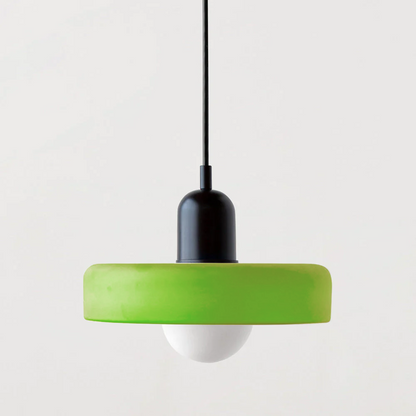 Bunte LED-Glas-Pendelleuchte