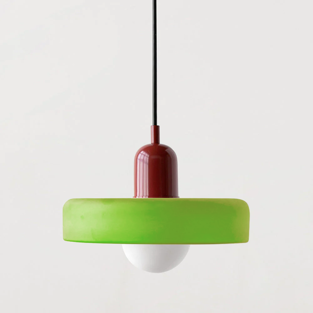 Bunte LED-Glas-Pendelleuchte