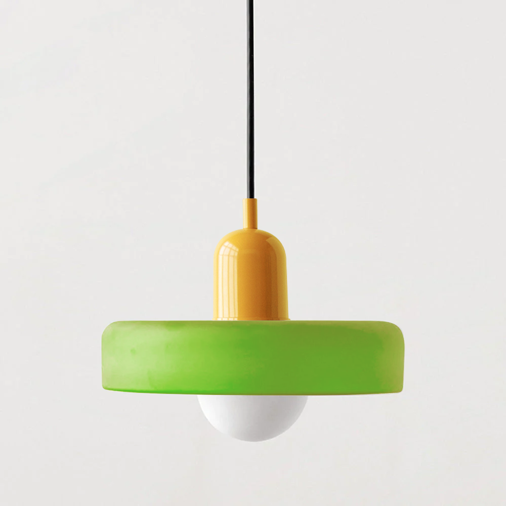 Bunte LED-Glas-Pendelleuchte