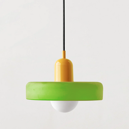Bunte LED-Glas-Pendelleuchte