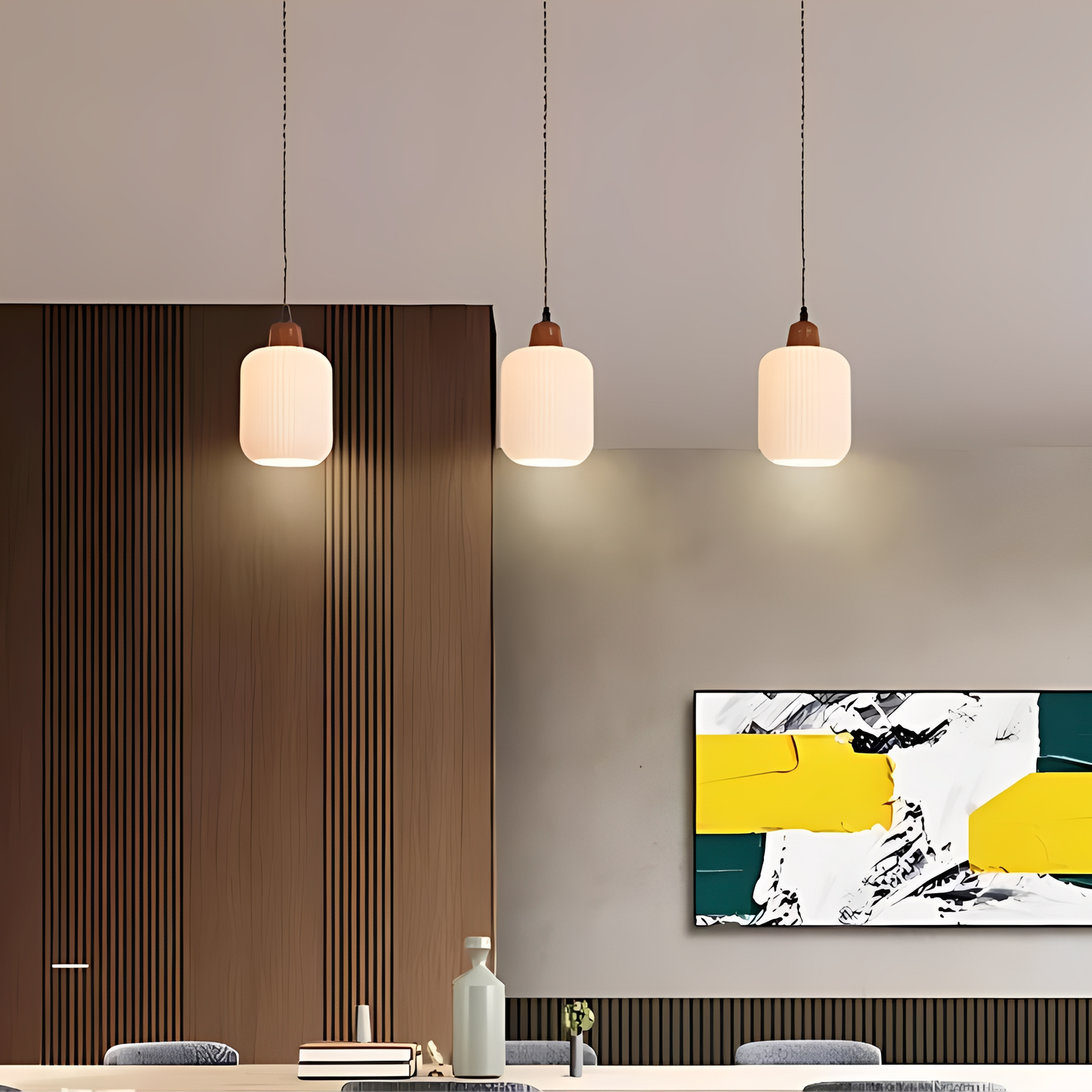 Kabo – Vintage Japanische Kürbis Pendelleuchte