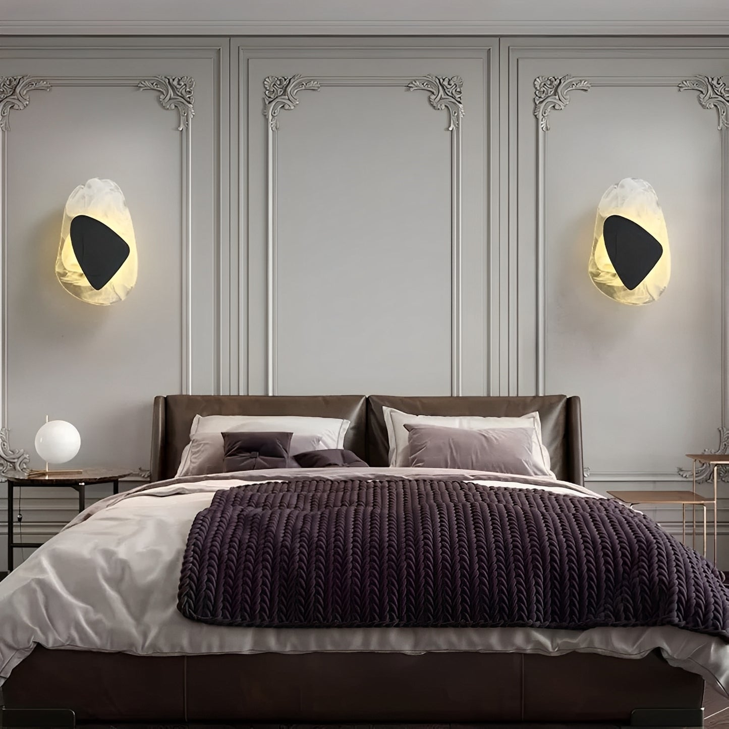 Nila – Moderne LED-Wandleuchte aus Glas: Schlichte Eleganz mit handgefertigtem Design