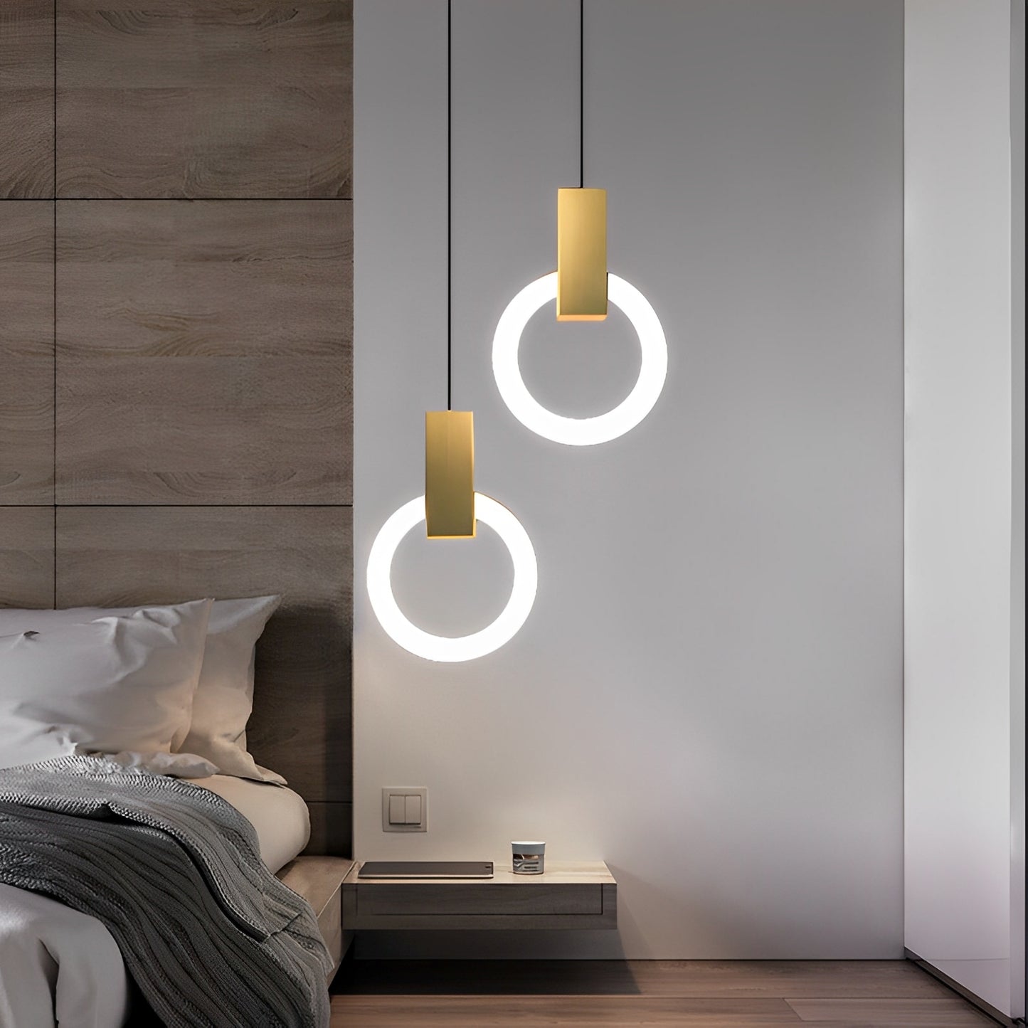 Nordra – LED-Pendelleuchte im nordischen Ringdesign für moderne Wohnräume