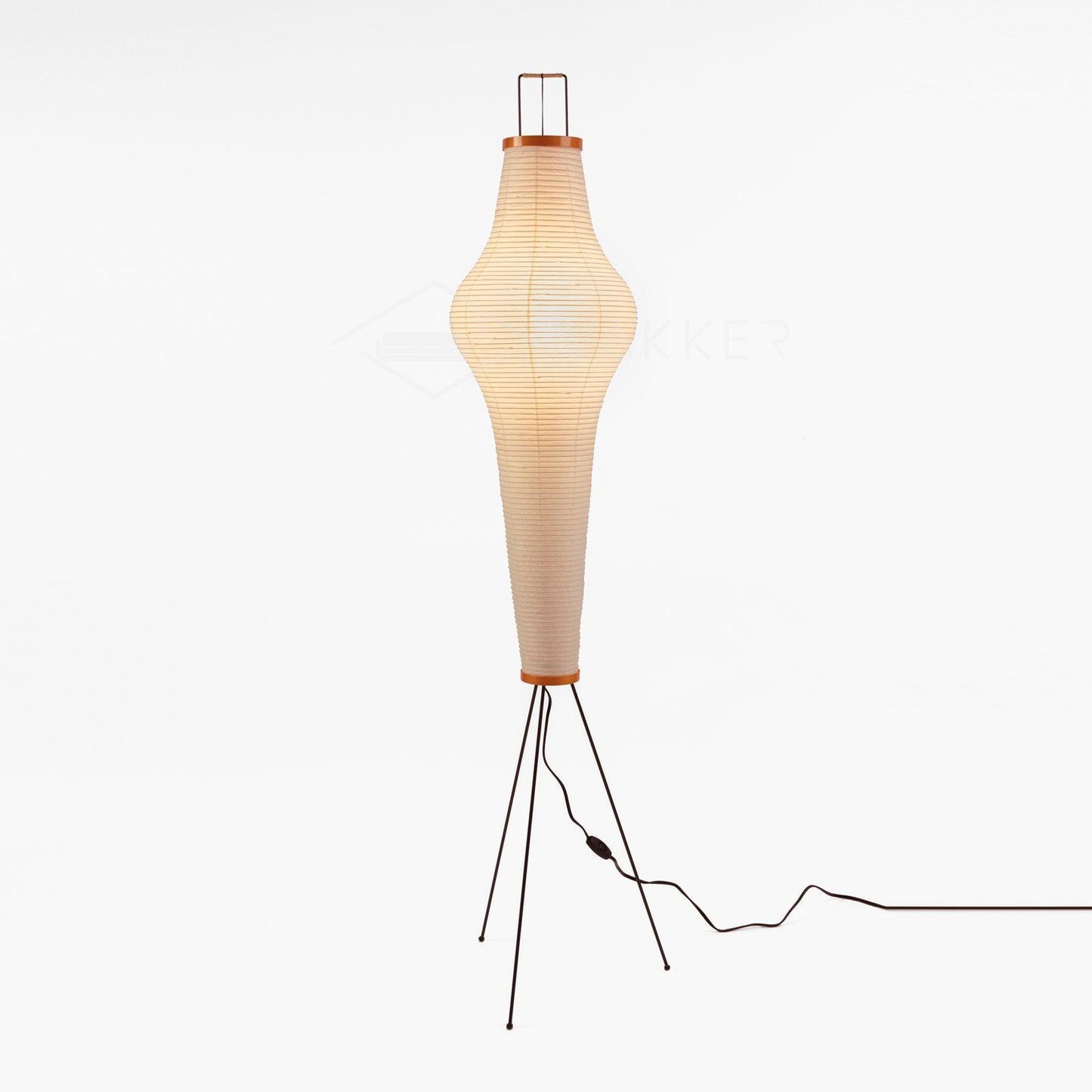 Noa – Stehlampe mit Reispapier: Minimalistische Ruhe in Lichtform