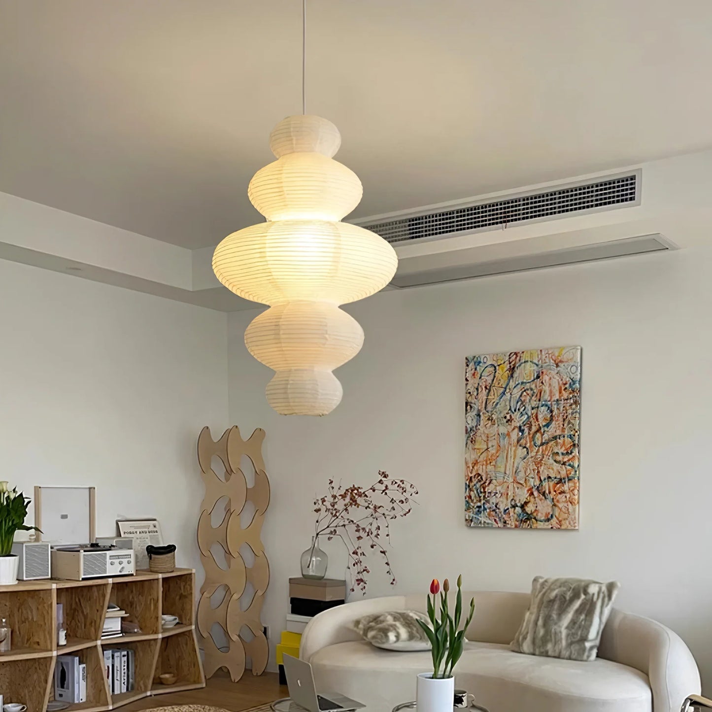 Sora – Xuan-Papier Designer Kronleuchter