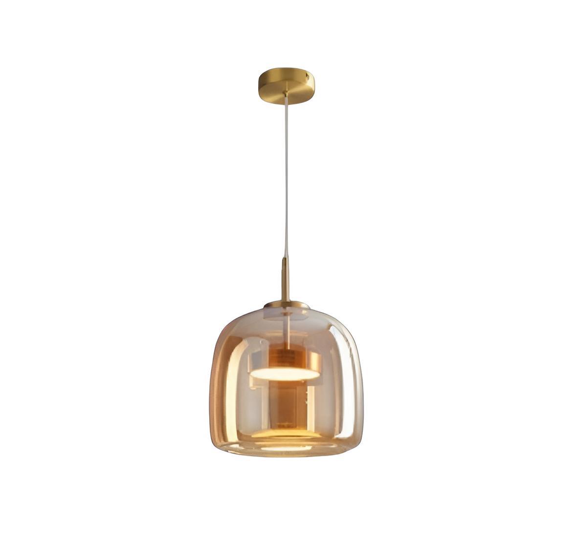 Solenn – Retro Moderne Glas LED Pendelleuchte