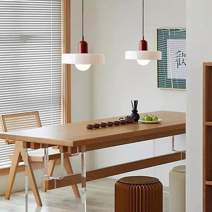 Bunte LED-Glas-Pendelleuchte