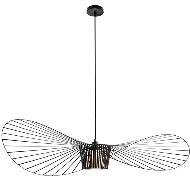 Kronleuchter-Strohhut-Design