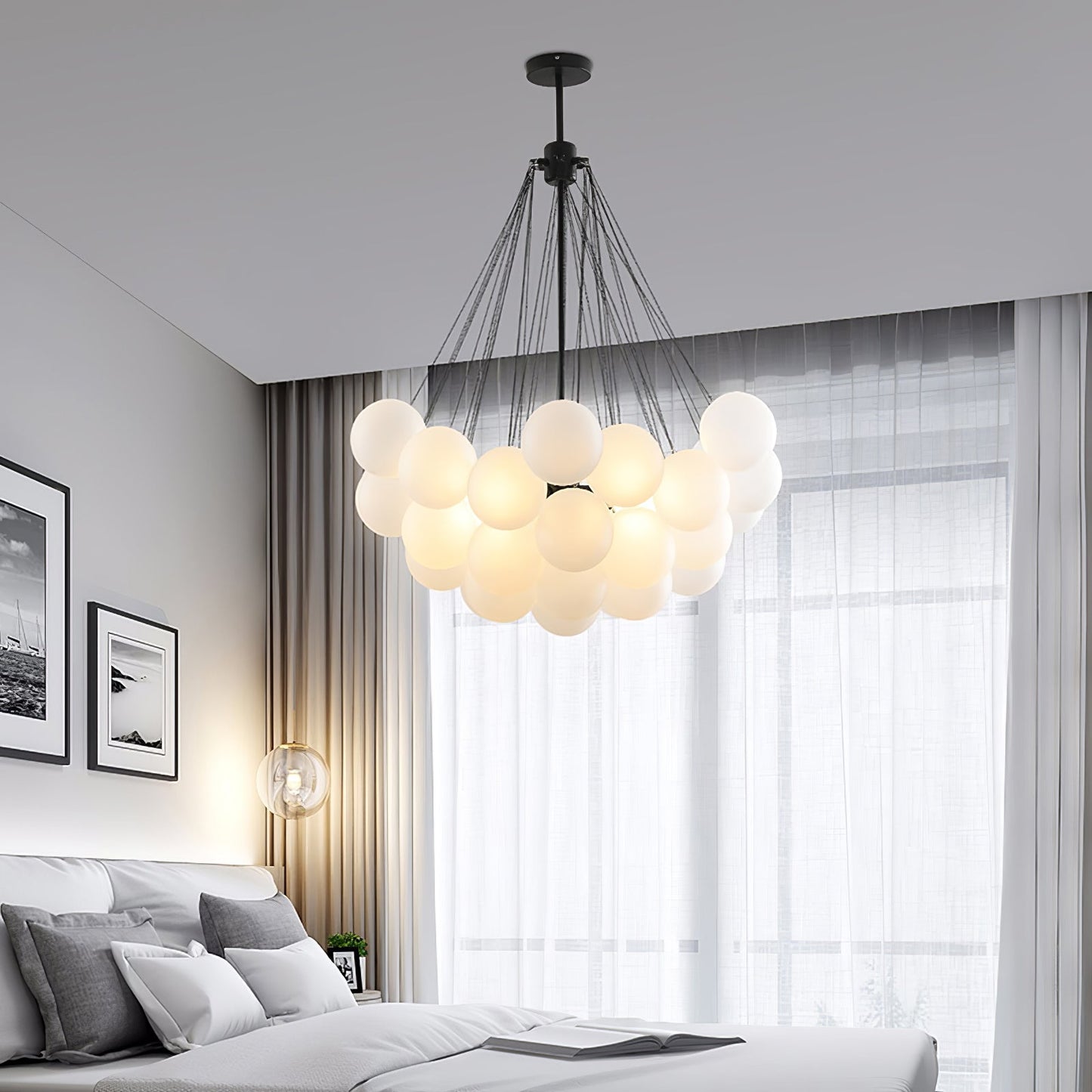 Jaya – Elegante Glas-Bubble Pendelleuchte