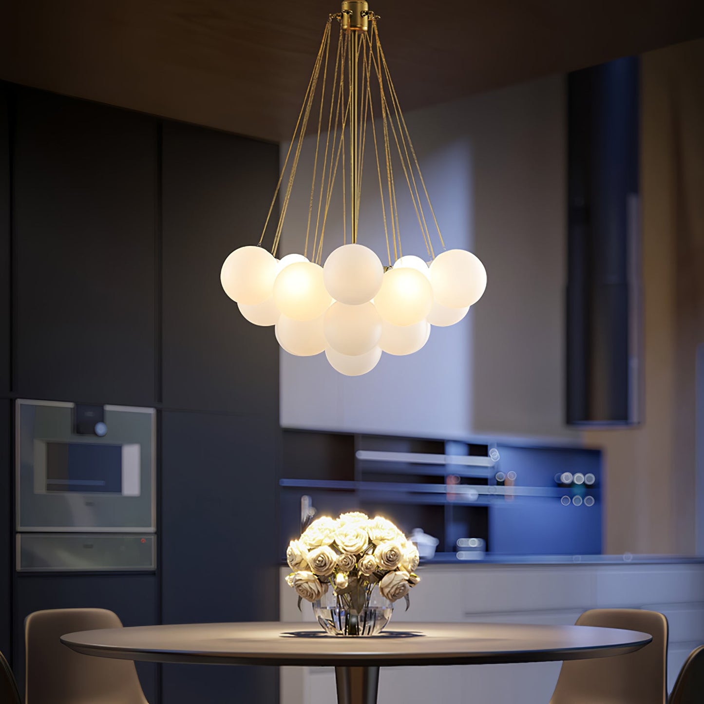 Jaya – Elegante Glas-Bubble Pendelleuchte