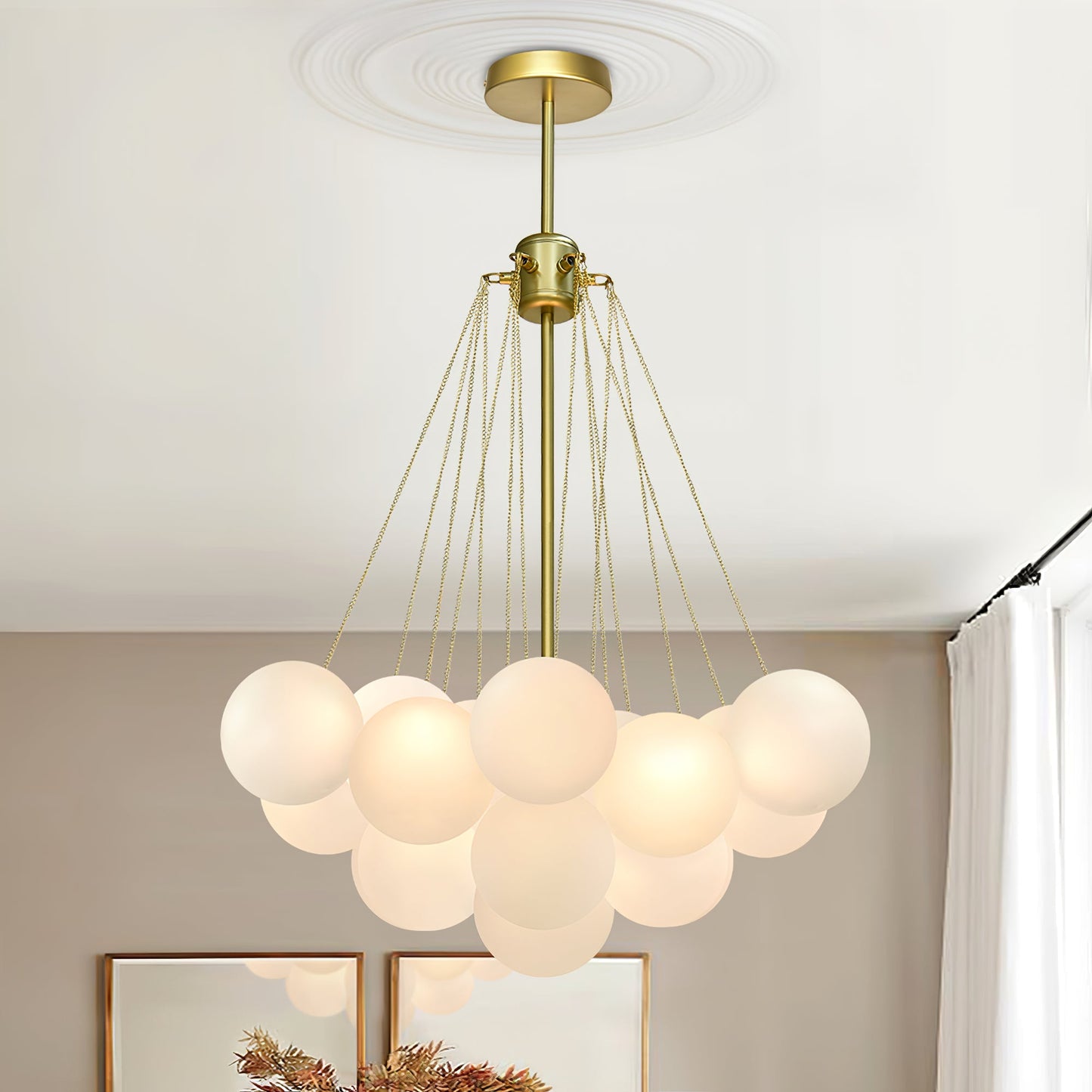 Jaya – Elegante Glas-Bubble Pendelleuchte