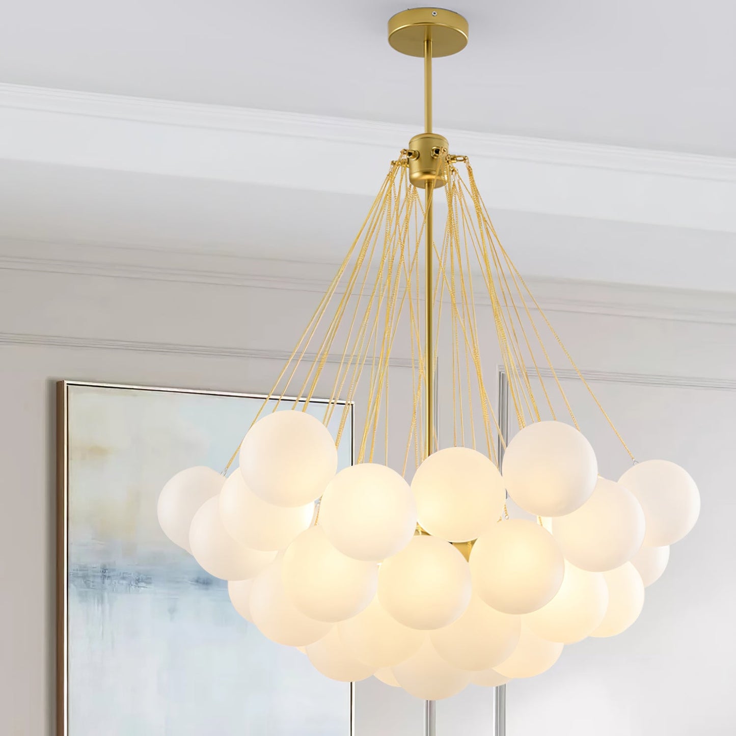 Jaya – Elegante Glas-Bubble Pendelleuchte