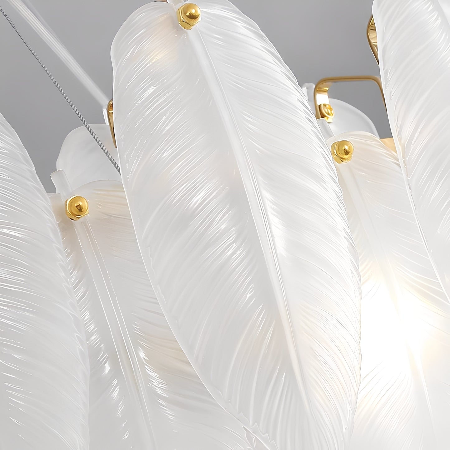 Livia – Postmoderne Glas-Deckenleuchte