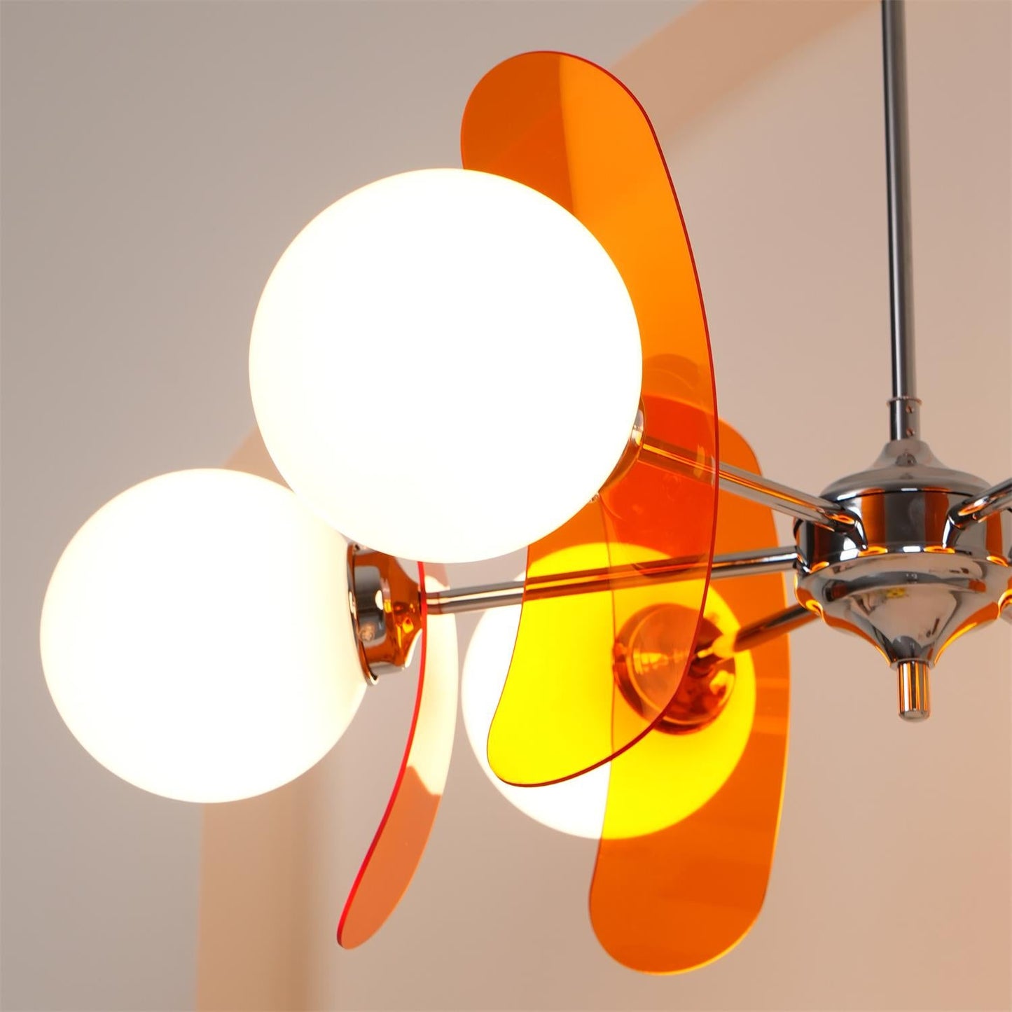Livara – Bunter Glas-Kronleuchter