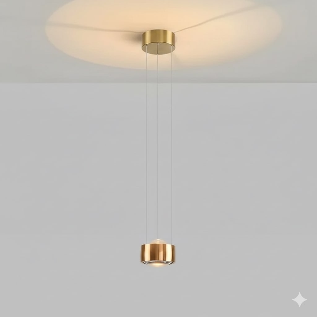 Minimalistische Kugelpendelleuchte