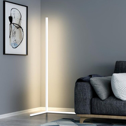 Moderne LED-Eck-Stehleuchte