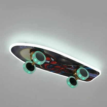 Skateboard-Deckenleuchte fürs Kinderzimmer