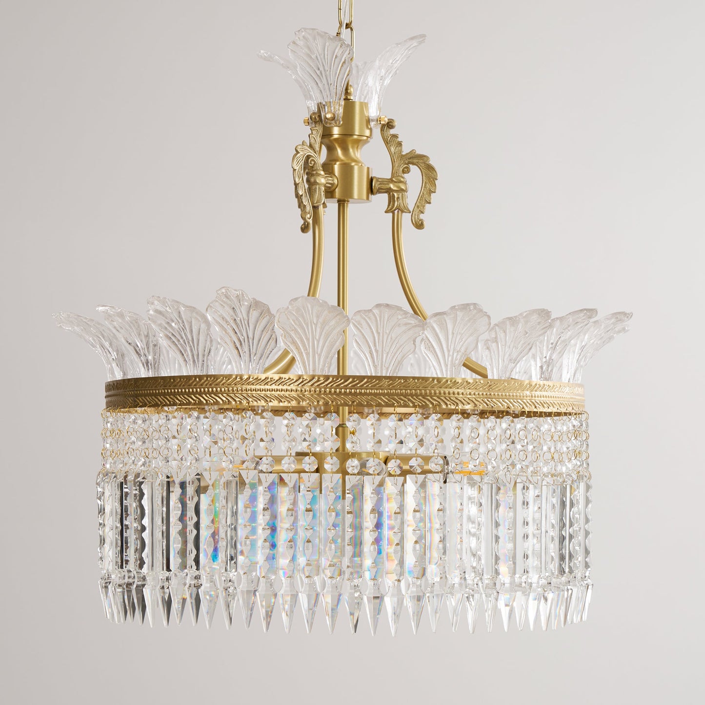 Crinoline – Kupfer-Kronleuchter
