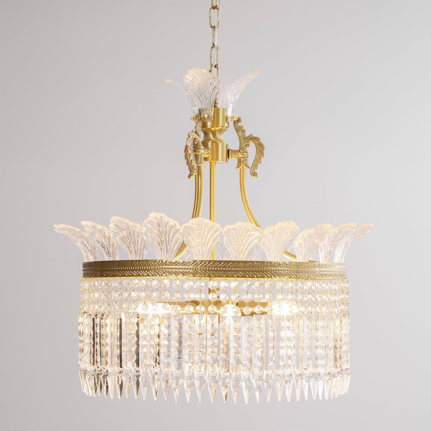 Crinoline – Kupfer-Kronleuchter