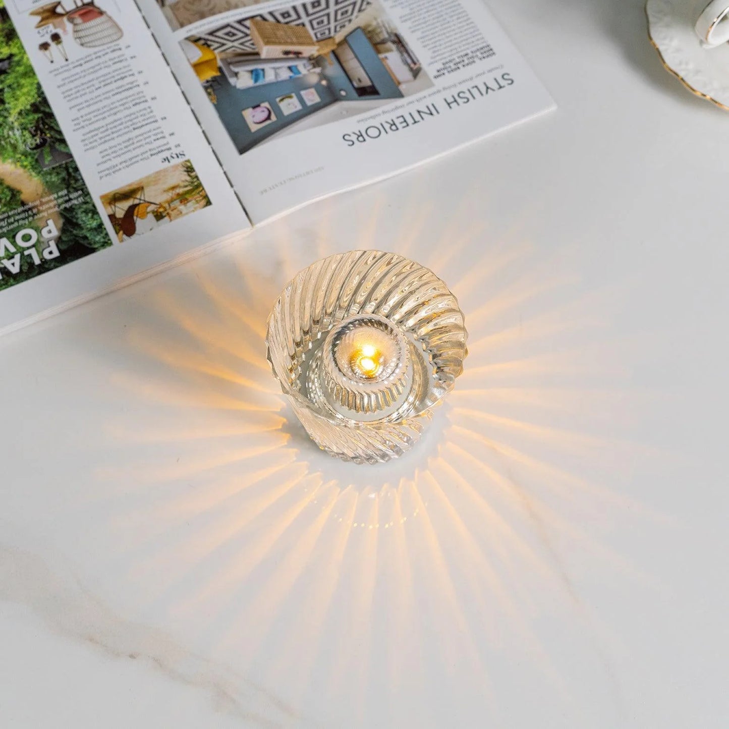 Sakura – Kristall-Diamant Tischlampe