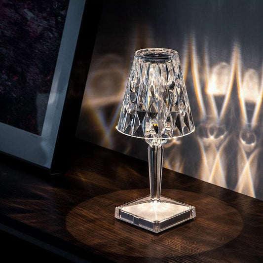 Crystelle – Tragbare Diamond Kristall Tischlampe