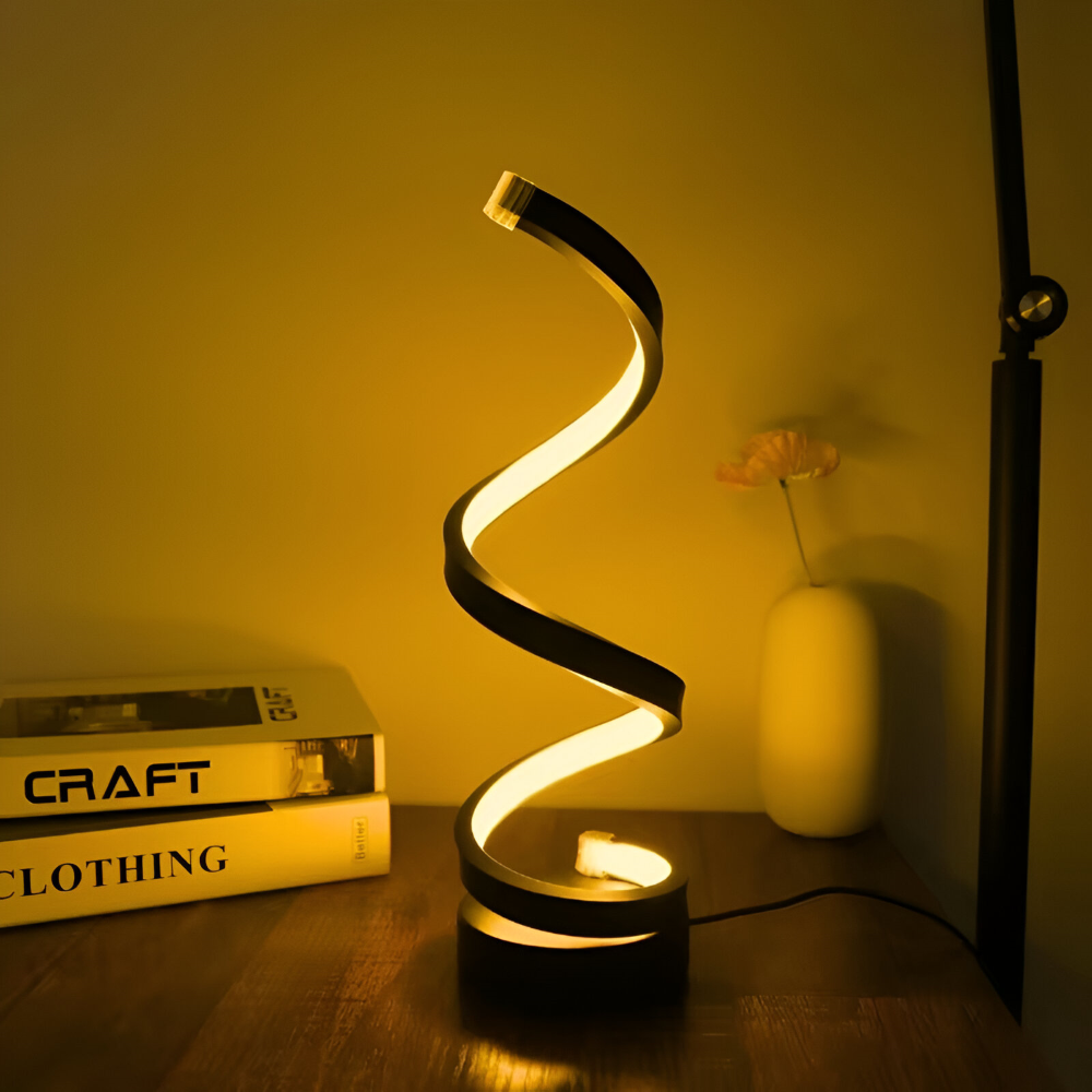 Airin – Spiral Design LED-Tischlampe