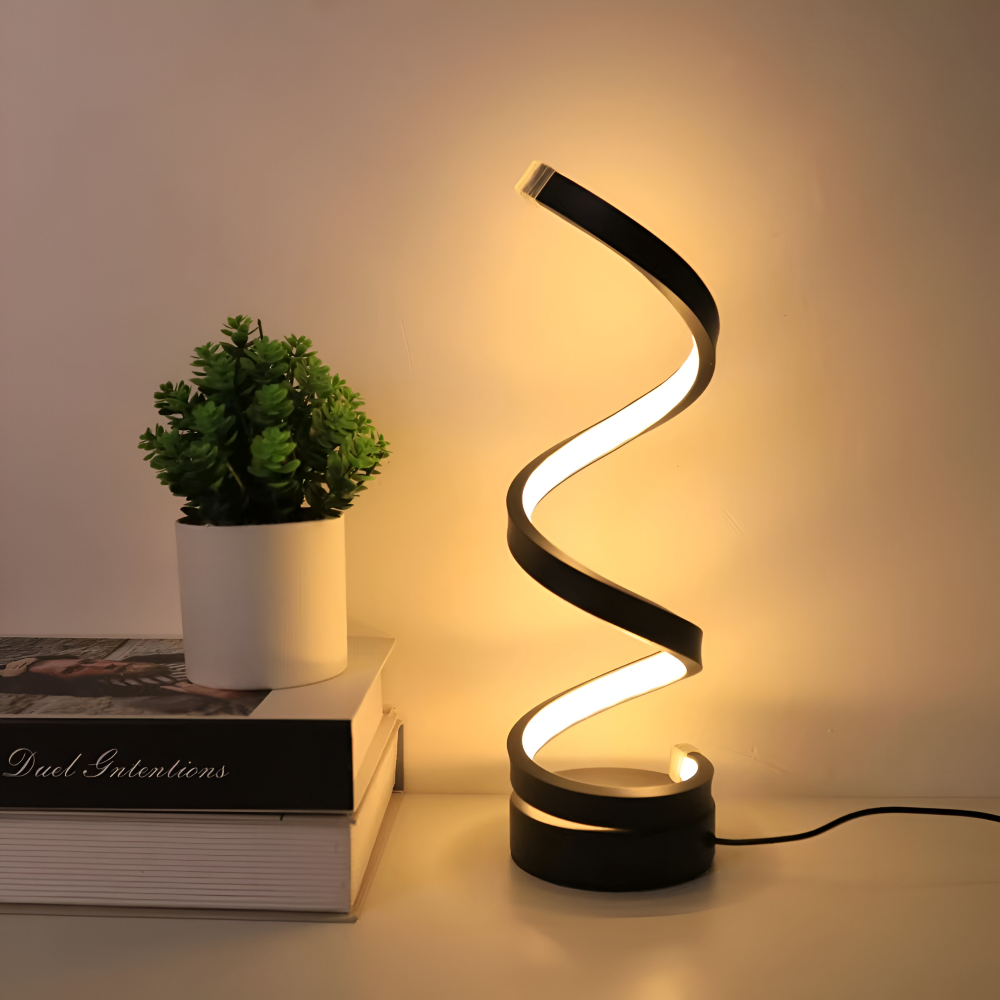 Airin – Spiral Design LED-Tischlampe
