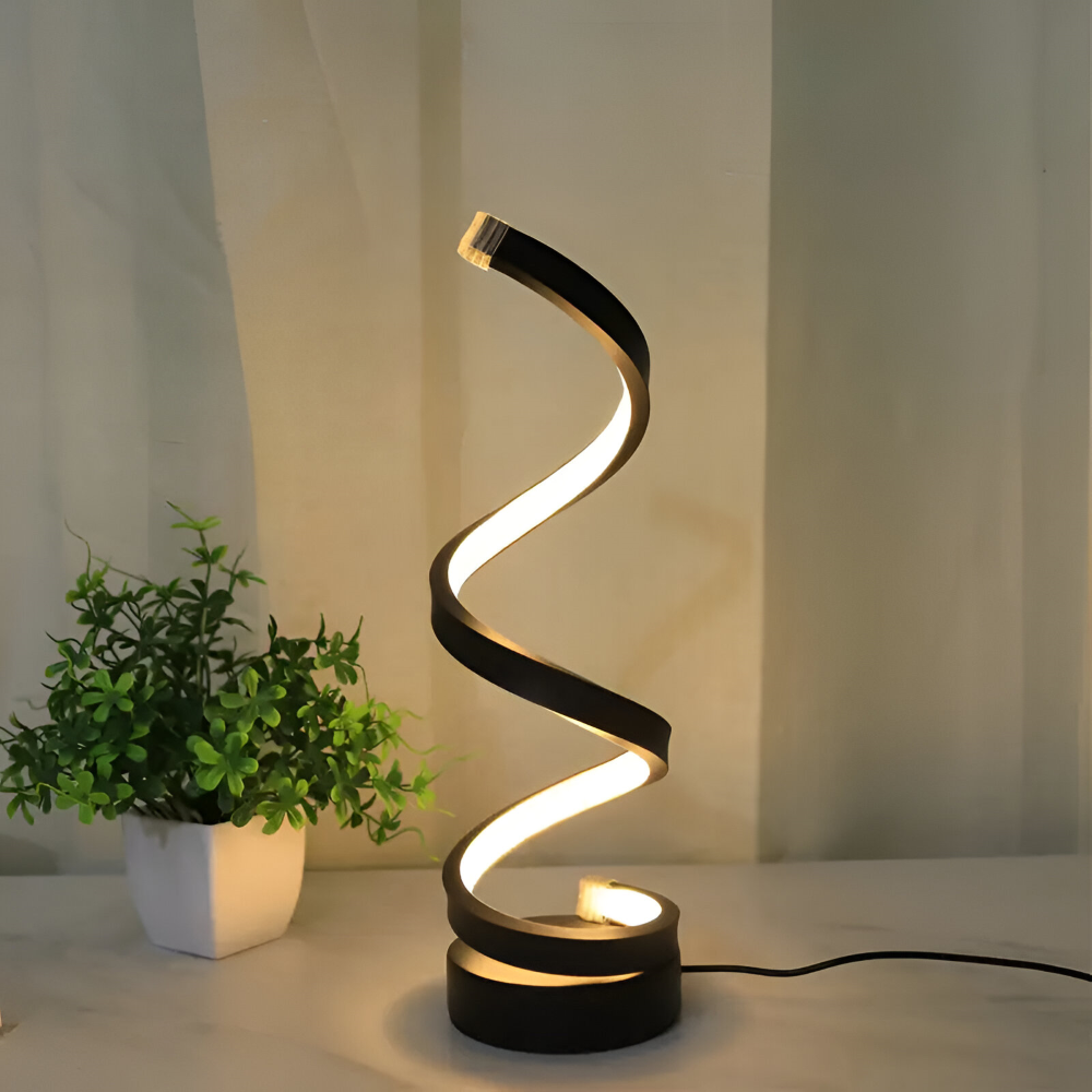 Airin – Spiral Design LED-Tischlampe