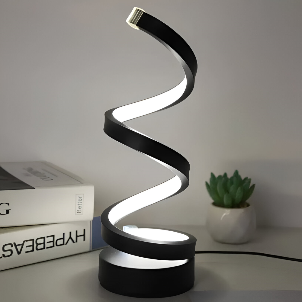 Airin – Spiral Design LED-Tischlampe