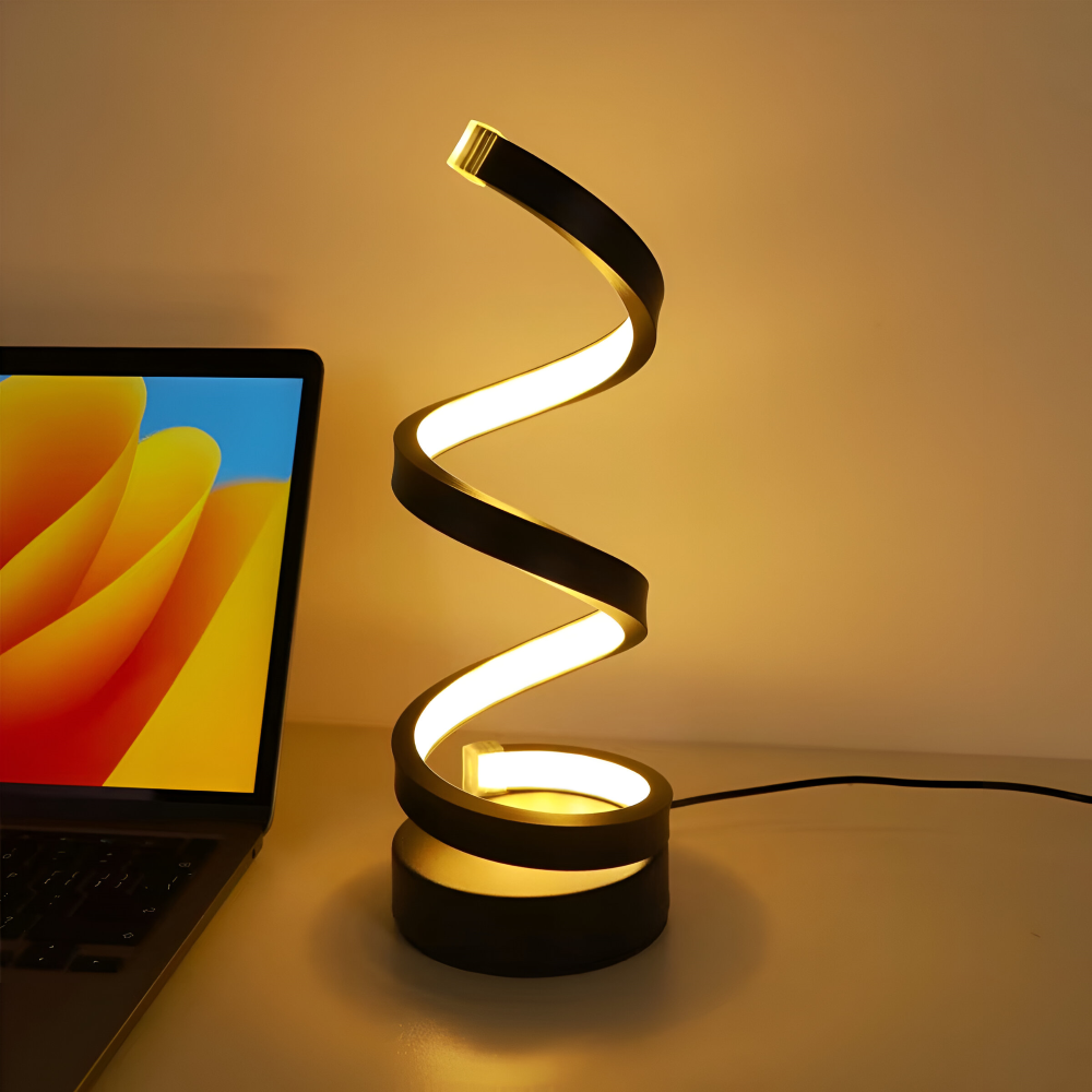 Airin – Spiral Design LED-Tischlampe