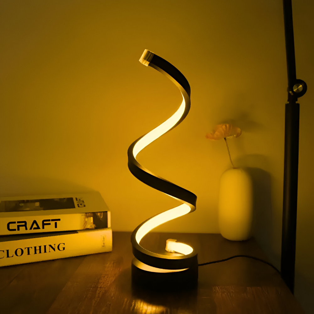 Airin – Spiral Design LED-Tischlampe
