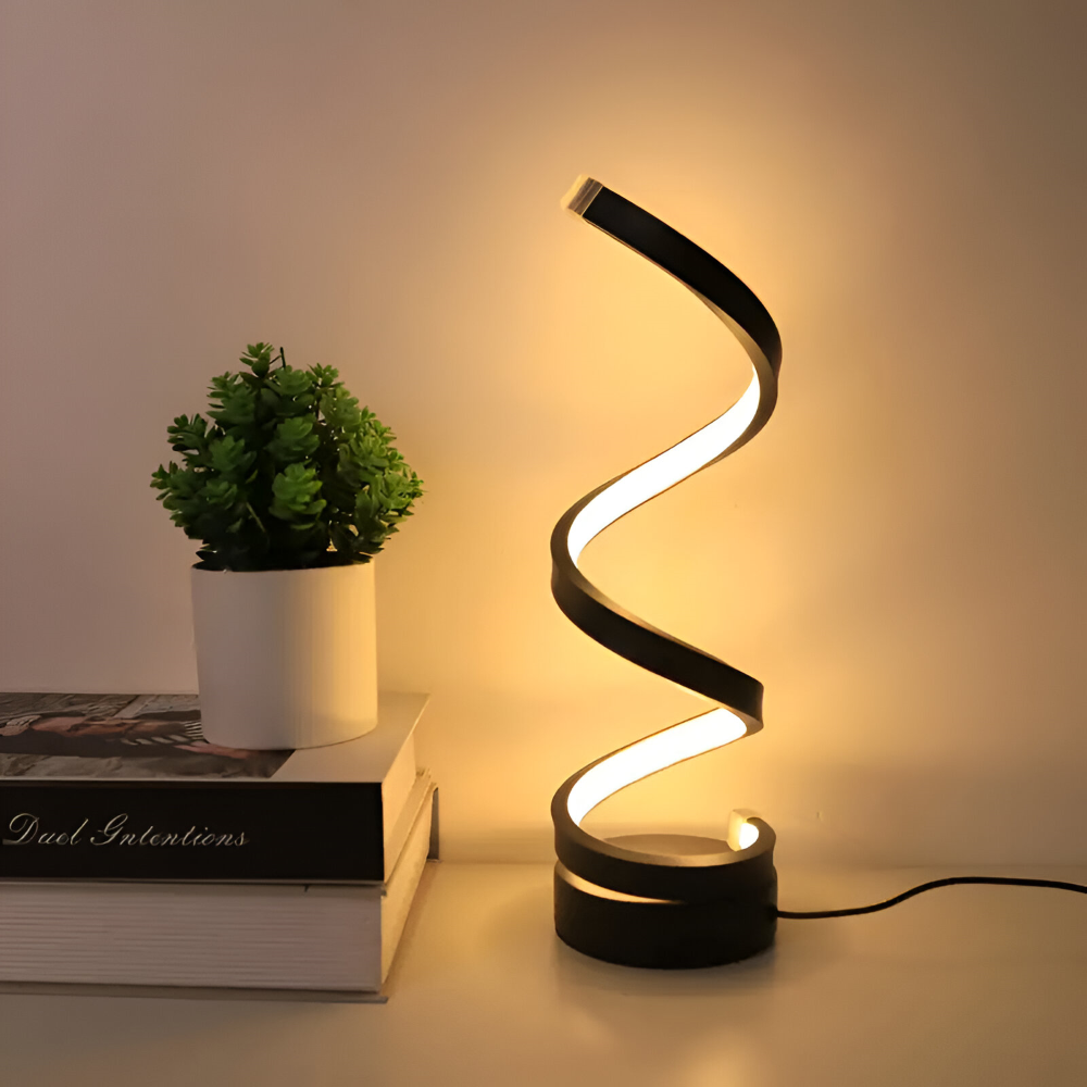 Airin – Spiral Design LED-Tischlampe