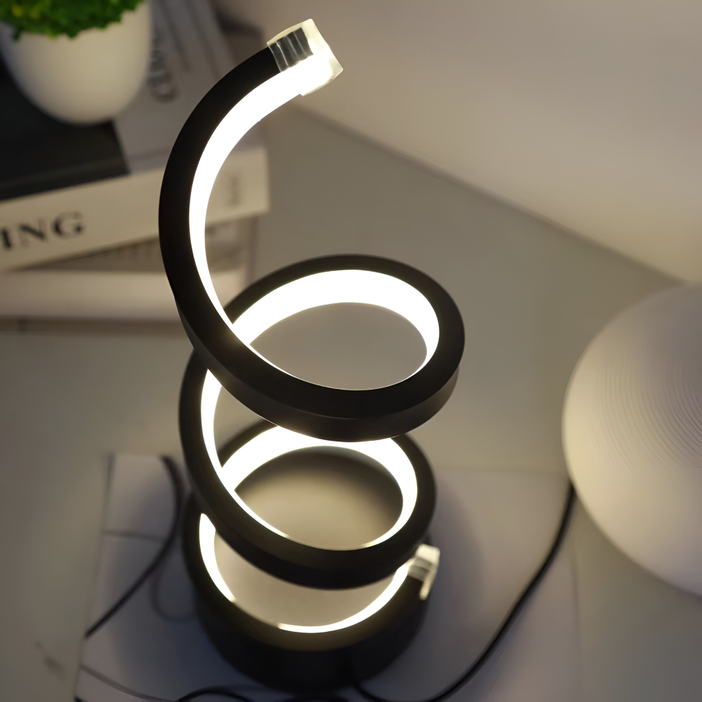 Airin – Spiral Design LED-Tischlampe