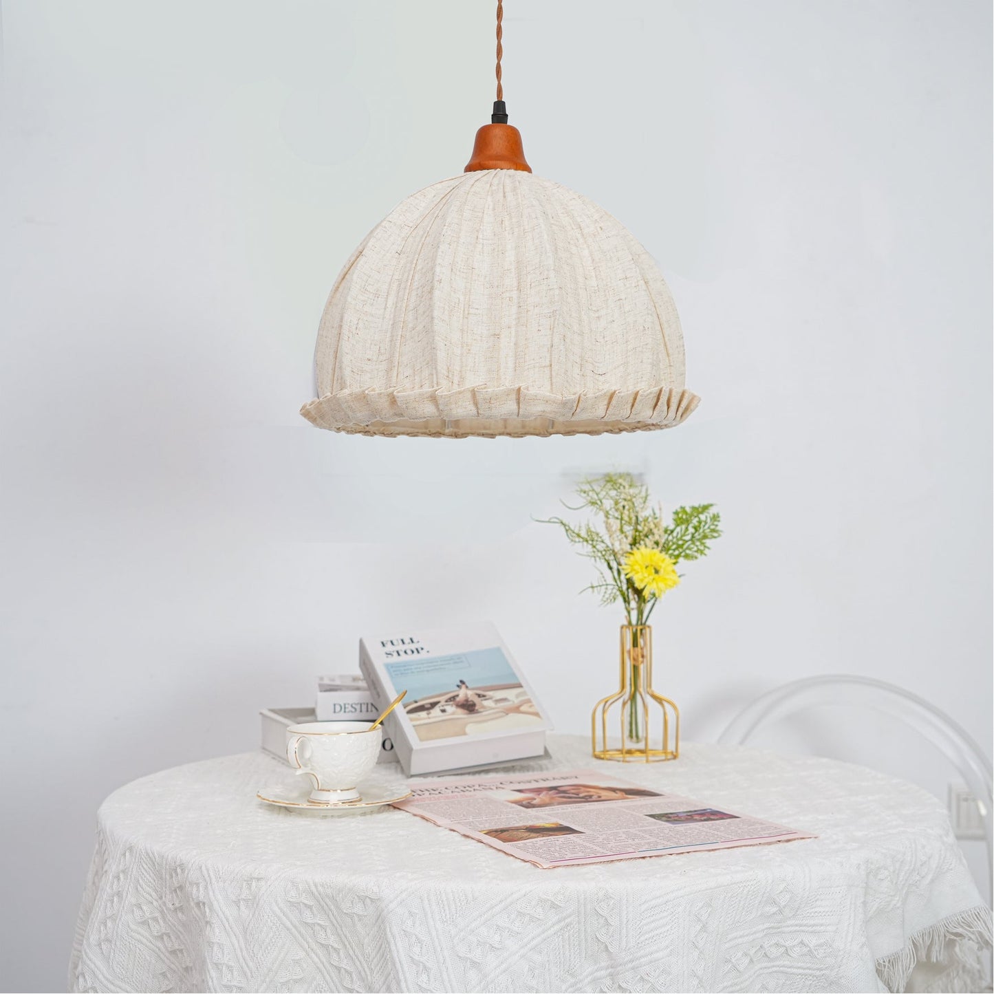 Yna – Stoff-Pendelleuchte