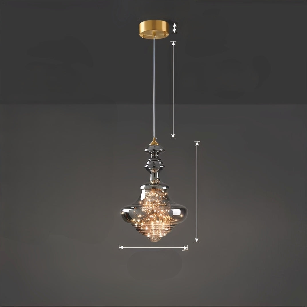 Nerea – Moderner Glas-Kronleuchter