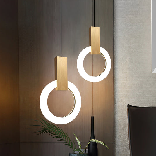 Nordra – LED-Pendelleuchte im nordischen Ringdesign für moderne Wohnräume