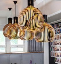 Japanischer Retro-Kronleuchter aus Holz