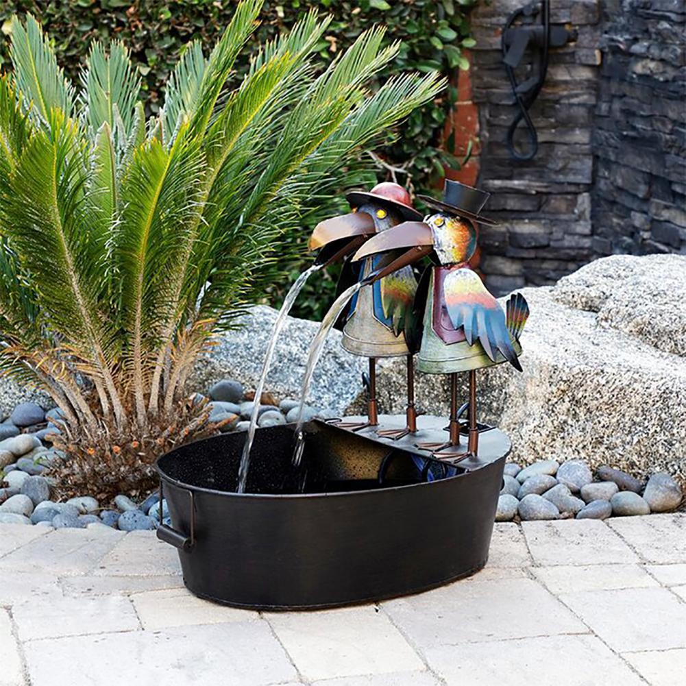 CritterFlow – Tierischer Gartenbrunnen für farbenfrohe Deko
