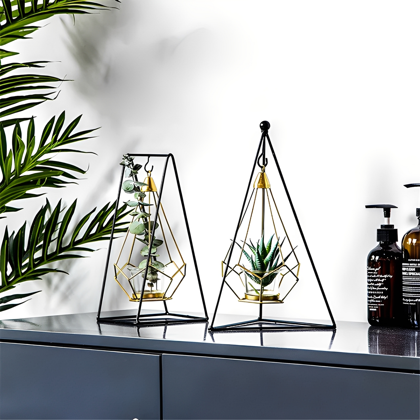 Julian – Hängender Diamant Teelichthalter